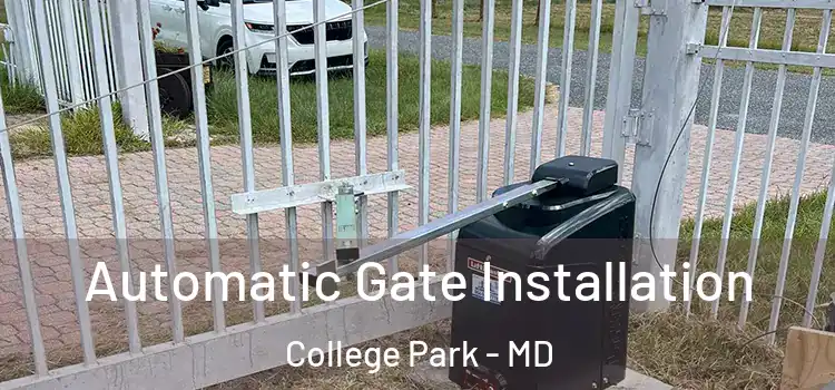 Automatic Gate Installation College Park - MD