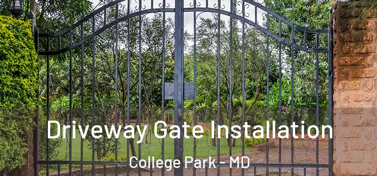 Driveway Gate Installation College Park - MD