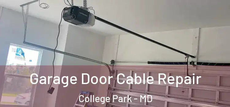  Garage Door Cable Repair College Park - MD