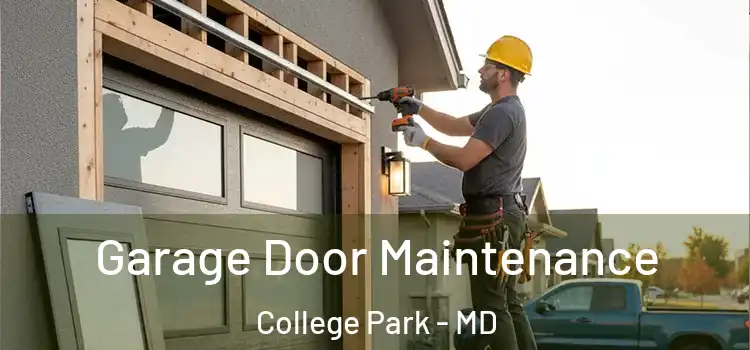  Garage Door Maintenance College Park - MD